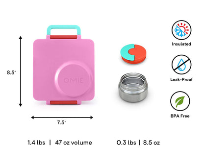 Omie Life OmieBox Bento Box - Pink Berry - V2-66FC04
