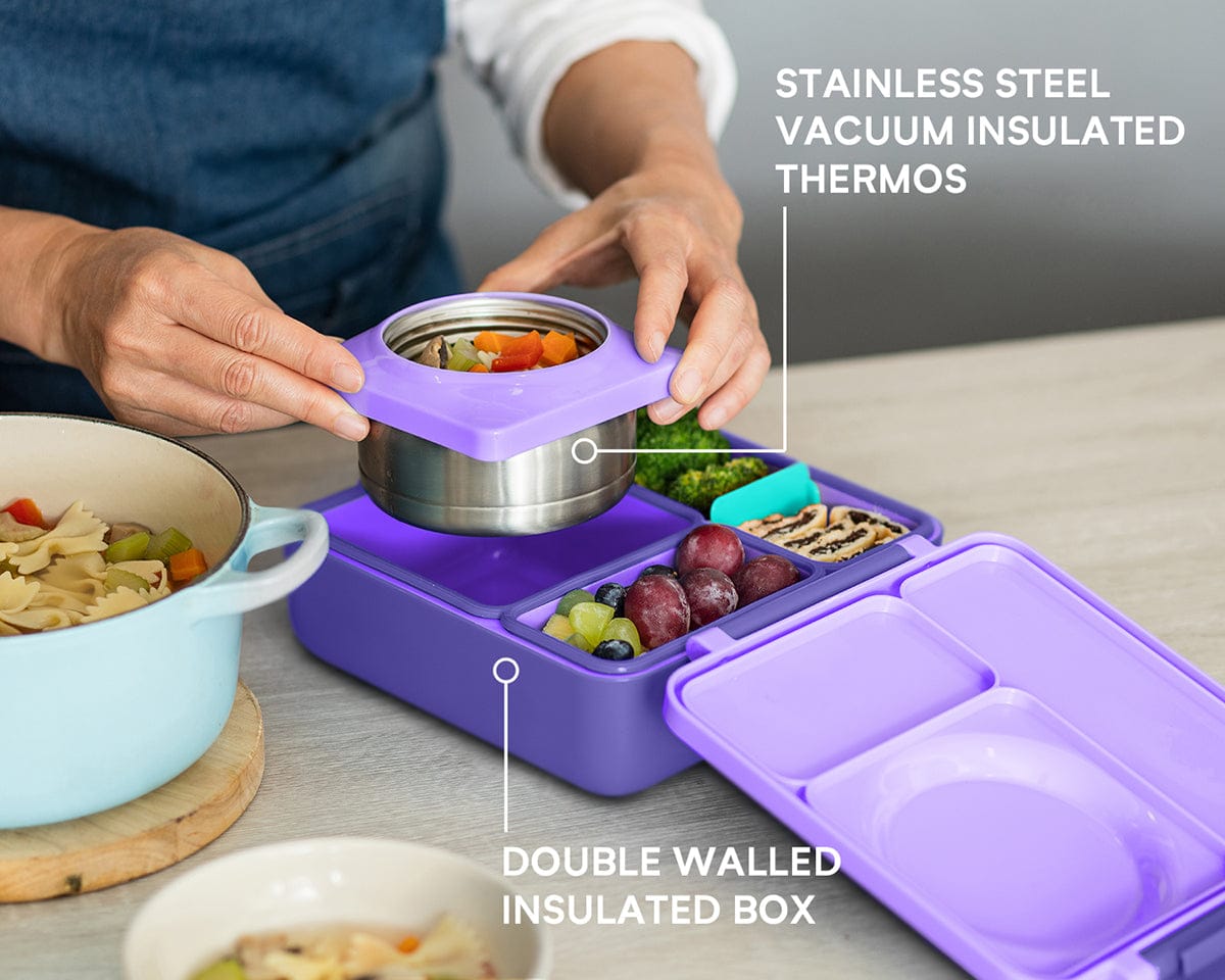 Omie Life OmieBox Bento Box - Purple Plum - V2-66FC08