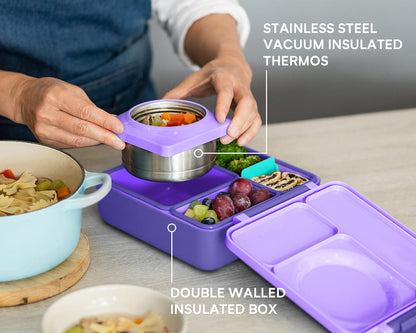 Omie Life OmieBox Bento Box - Purple Plum - V2-66FC08