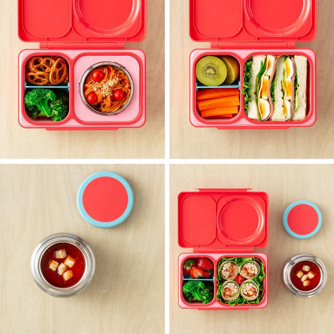 Omie Life OmieBox UP Insulated Bento Box (9+ years) - Cherry Pink - OMUP045789-PINK