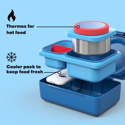 Omie Life OmieBox UP Insulated Bento Box (9+ years) - Cosmic Blue - OMUP045789-BLUE