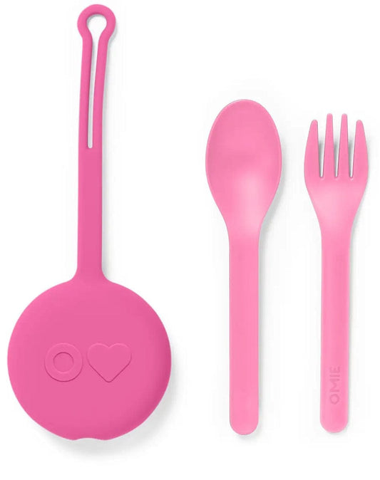 Omie Life OmiePod & Utensils - Bubble Pink - POD-BPINK
