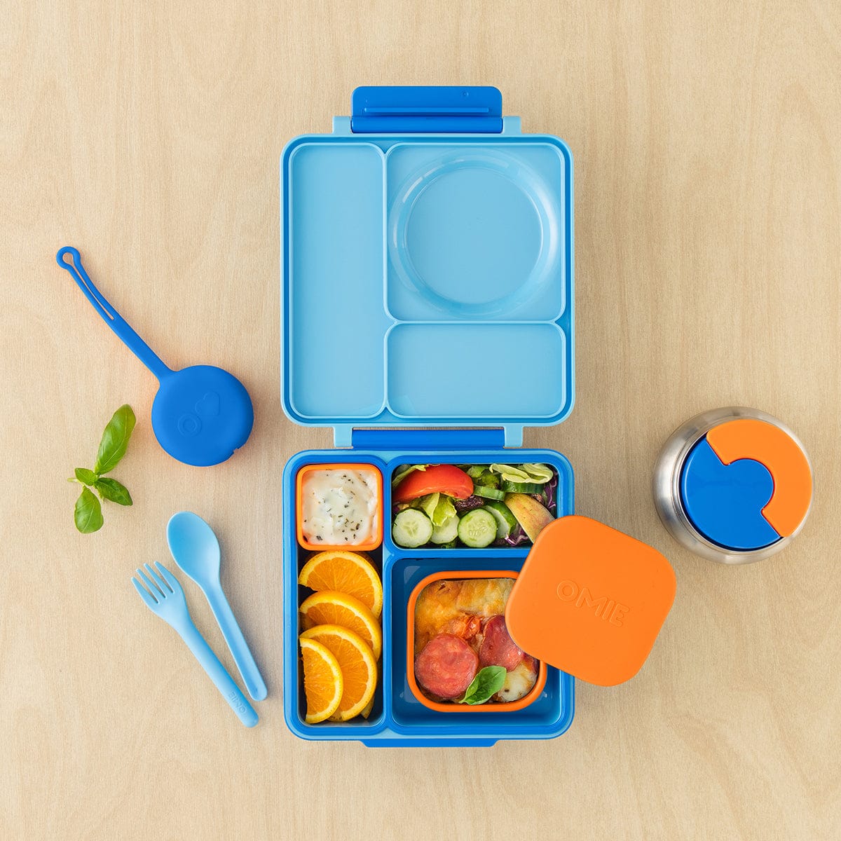 Omie Life OmieSnack Container - Orange - SNACK06