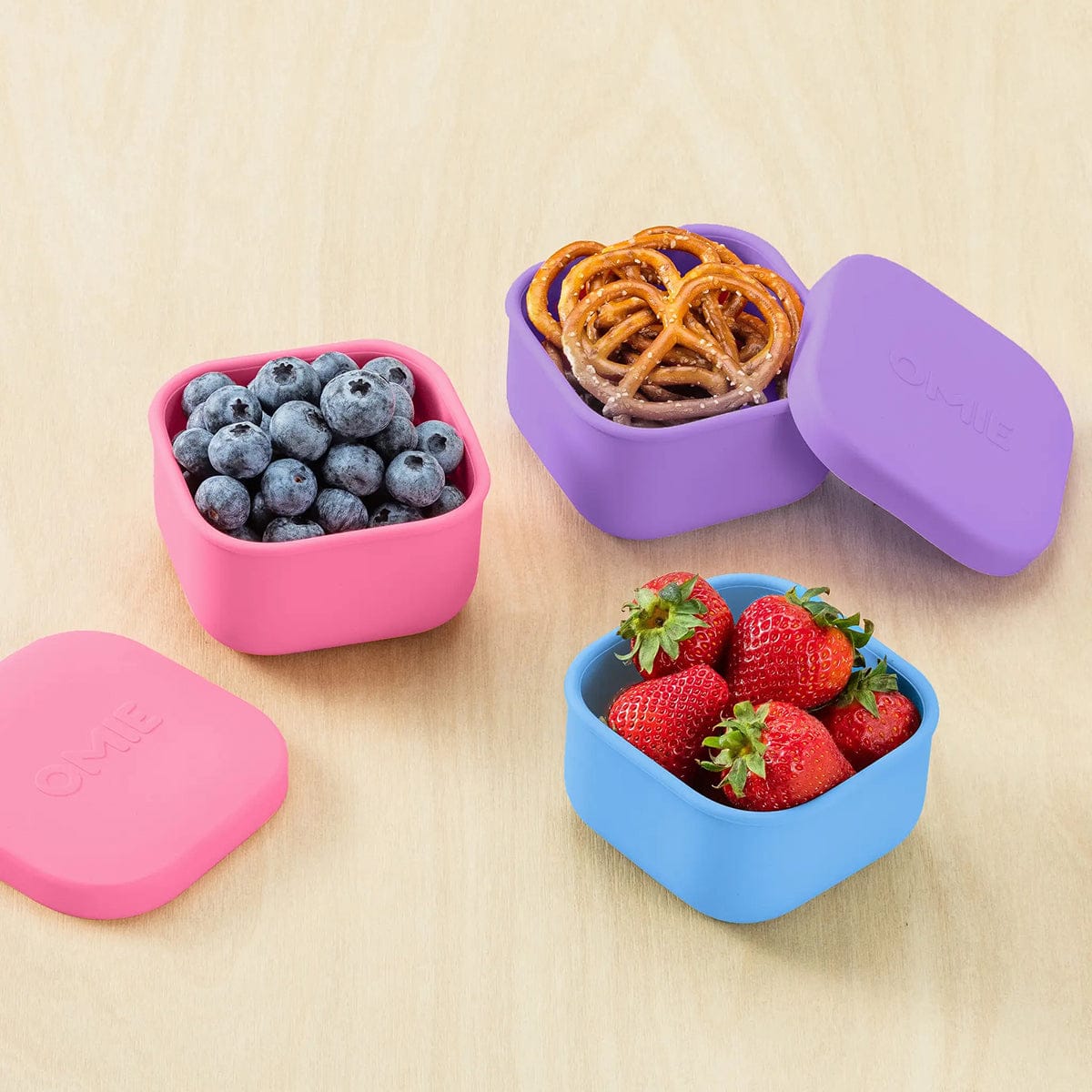 Omie Life OmieSnack Container - Purple - SNACK03