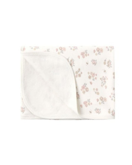 Quincy Mae Swaddle Garden Floral - Ivory
