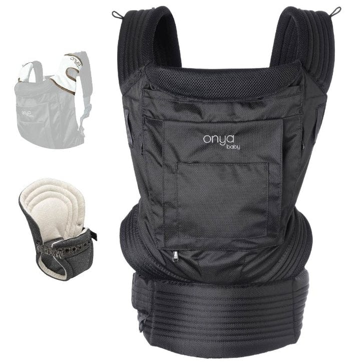 Onya Baby Outback Infant-to-Toddler Bundle - Jet Black - ITB-OB-3230