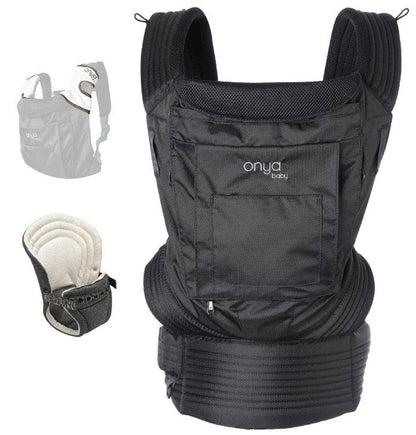 Onya Baby Outback Infant-to-Toddler Bundle - Jet Black - ITB-OB-3230