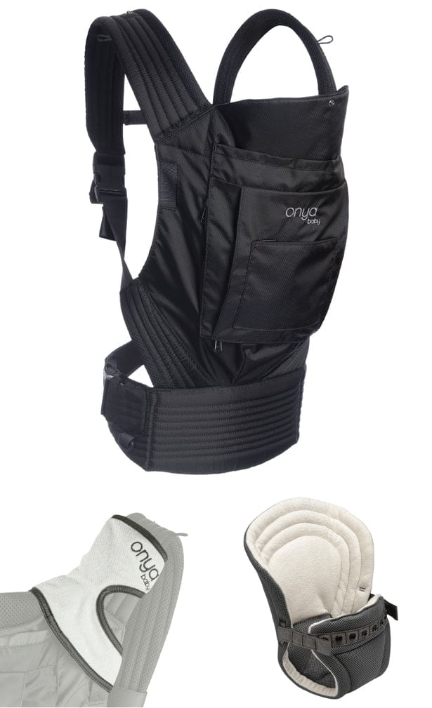 Onya Baby Outback Infant-to-Toddler Bundle - Jet Black - ITB-OB-3230