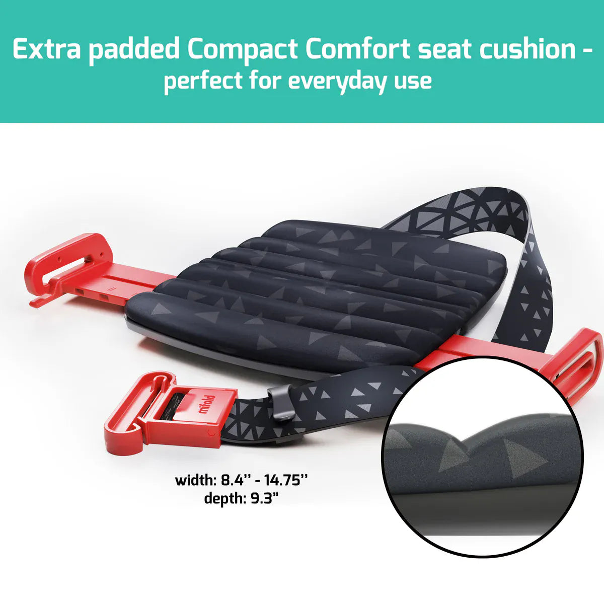 Mifold Comfort Grab-and-Go Booster - Ocean Blue
