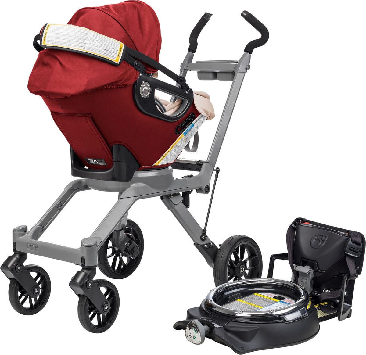 Orbit Baby G3 Starter Kit - Ruby/Grey - ORBSTRKITRBYGRY