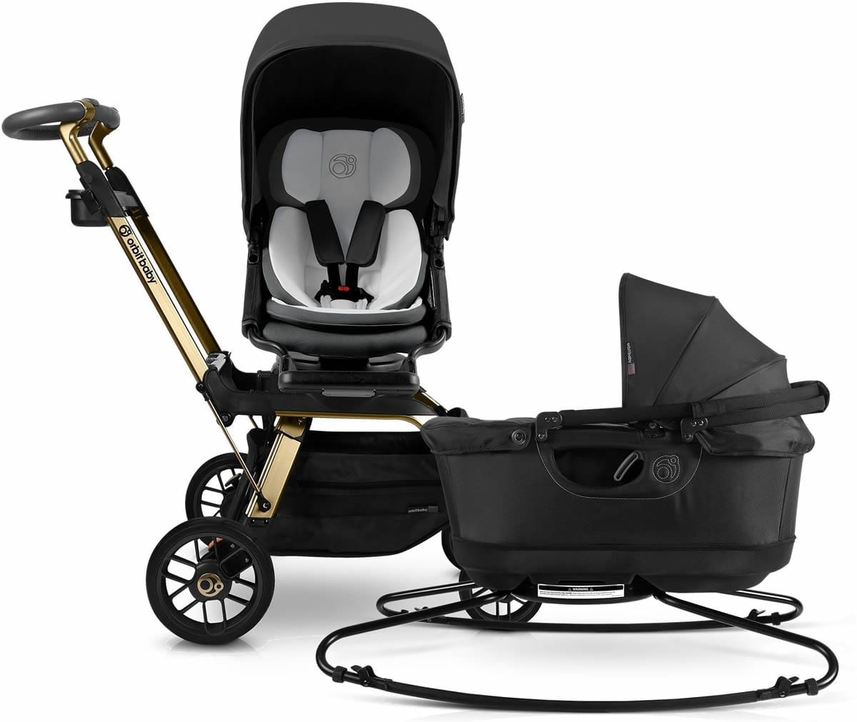 Orbit Baby G5 Stroll & Sleep Travel System - Gold/Black - ORB114-B