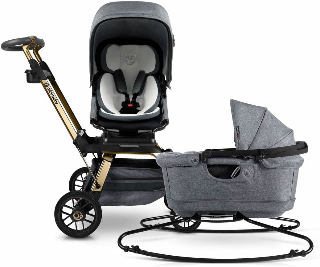 Orbit Baby G5 Stroll & Sleep Travel System - Gold/Melange Grey - ORB113-B