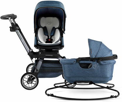 Orbit Baby G5 Stroll & Sleep Travel System - Titanium/Melange Navy - ORB035-B