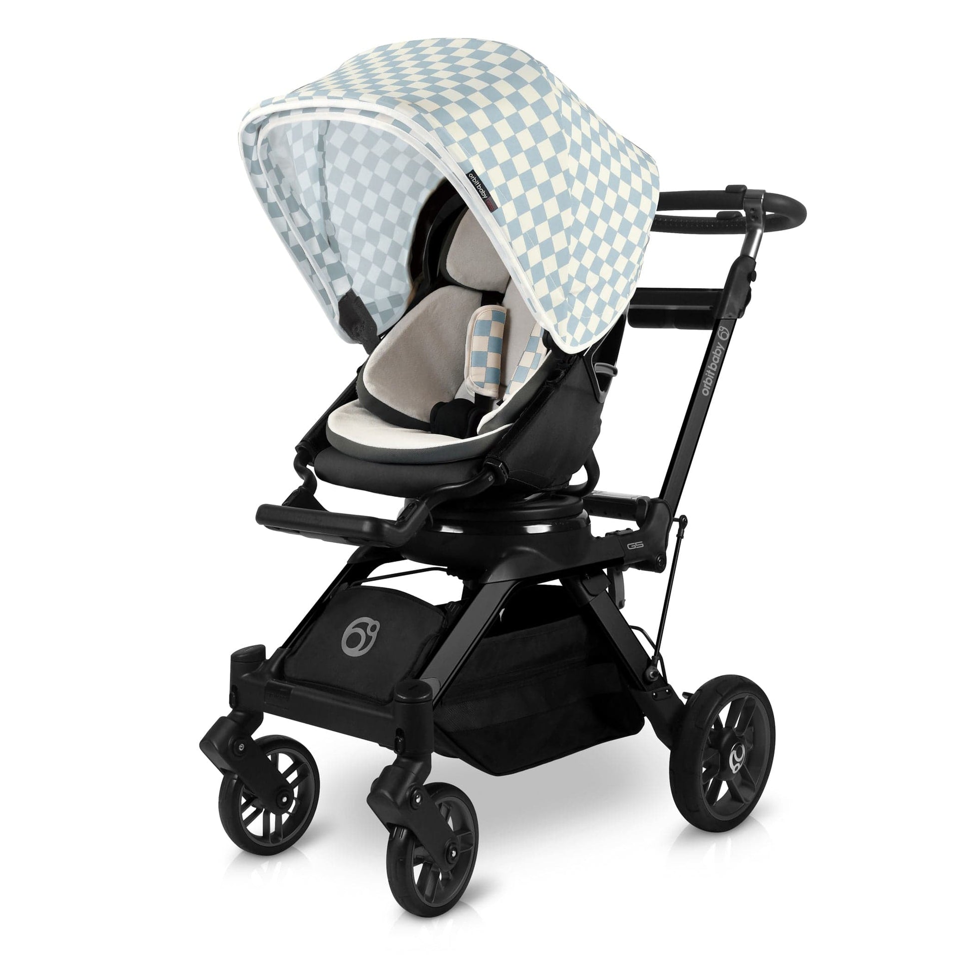 Orbit Baby G5 Stroller Canopy in Checkered Surf Spray - P735SC