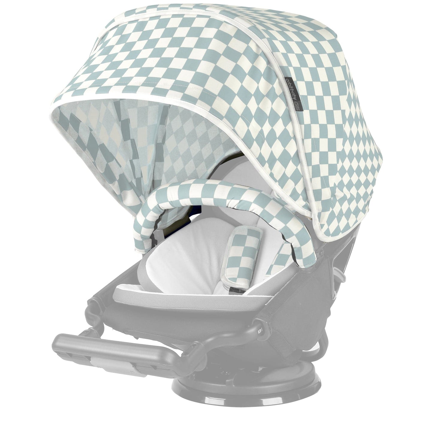 Orbit Baby G5 Stroller Canopy in Checkered Surf Spray - P735SC