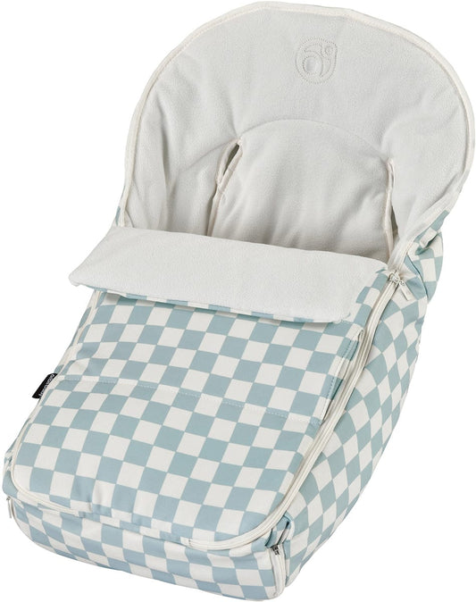 Orbit Baby G5 Stroller Footmuff - Checkered Surf Spray - E705SC