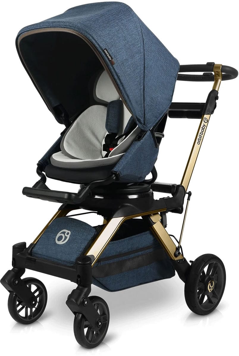 Orbit Baby G5 Stroller - Gold/Melange Navy - ORB105-B