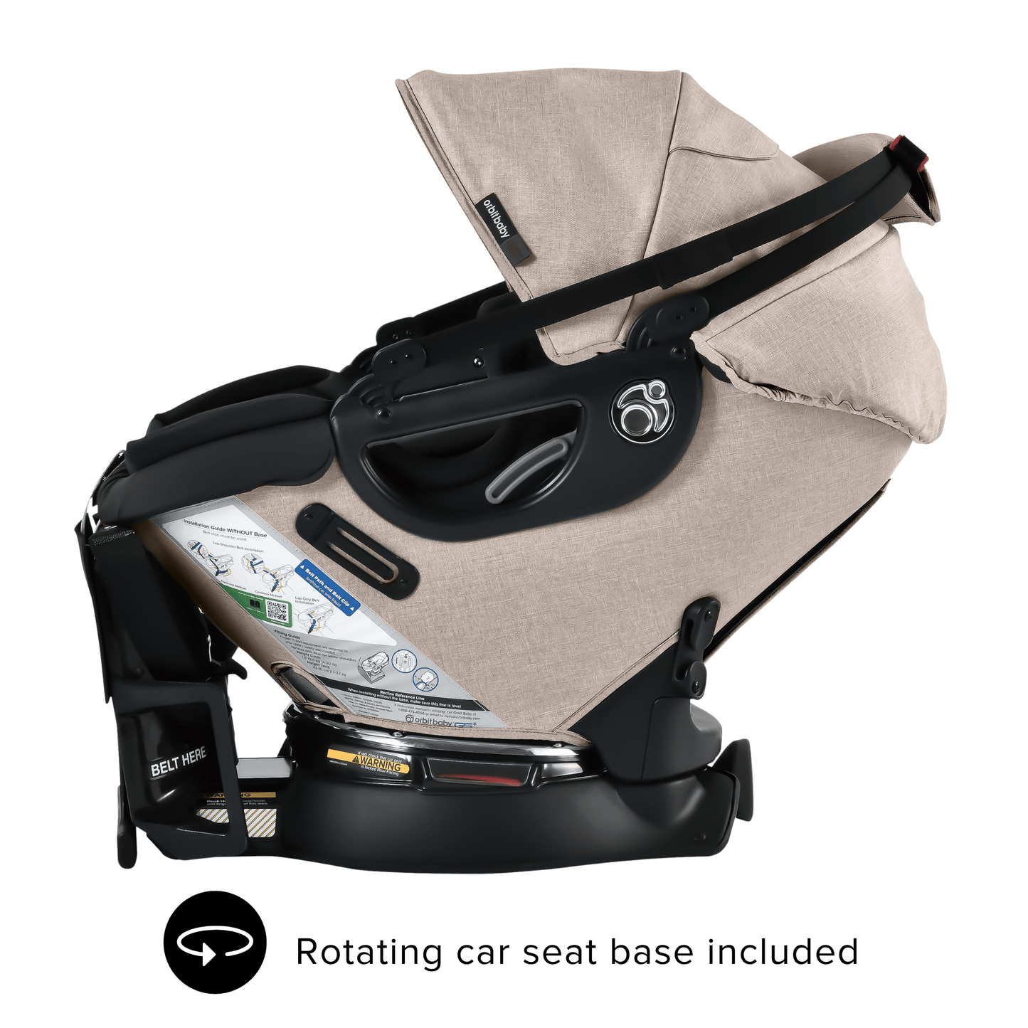 Orbit Baby M+ Stroll, Lounge, & Ride Travel System -