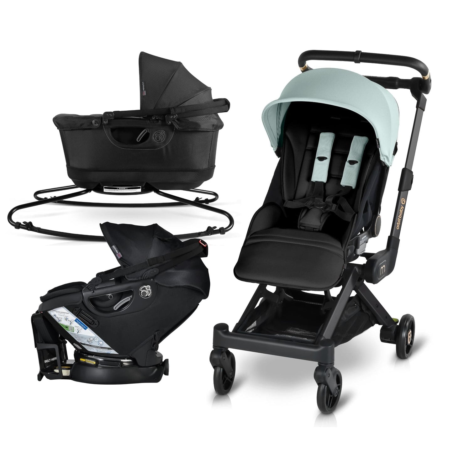 Orbit Baby M+ Stroll, Lounge, & Ride Travel System - ORB281