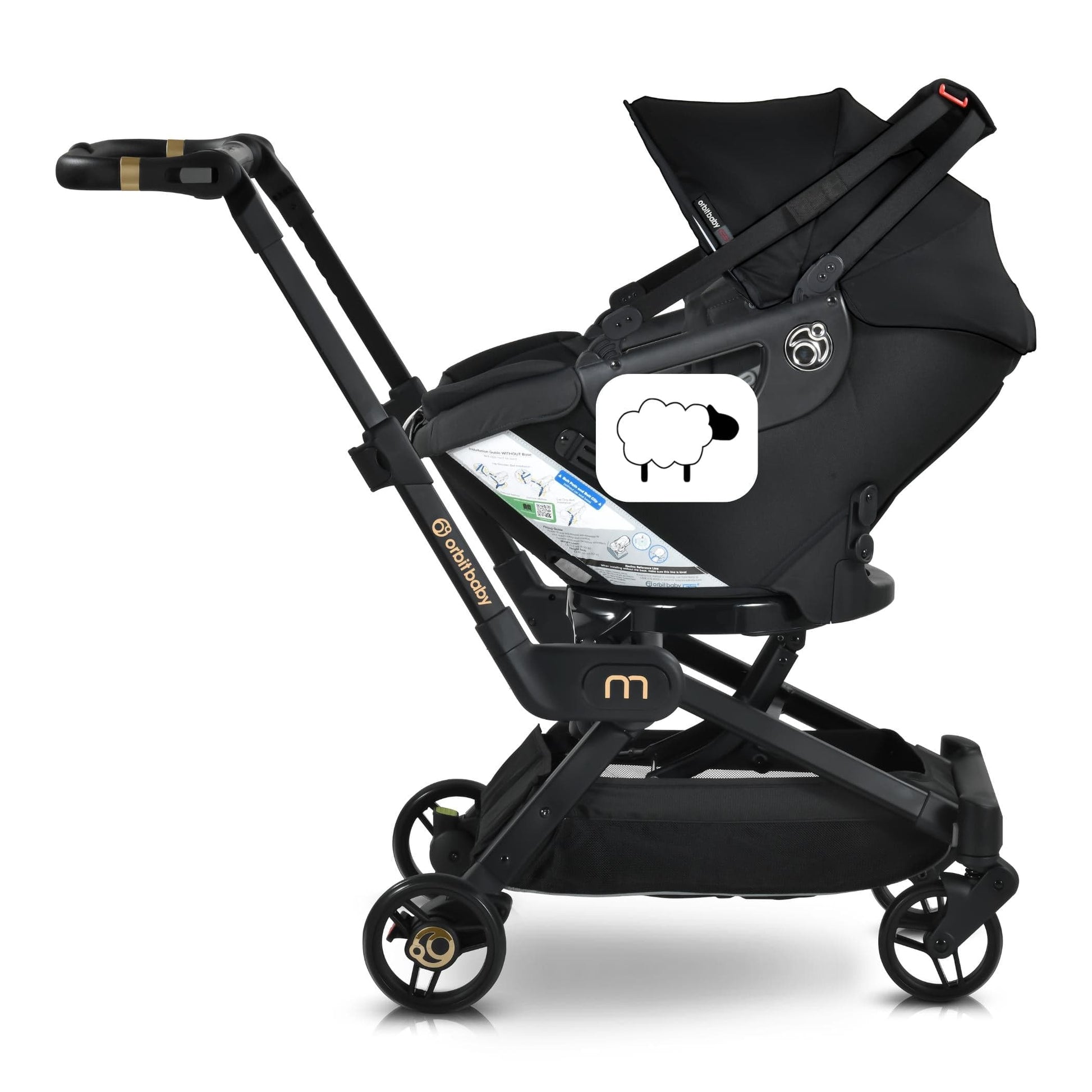 Orbit Baby M+ Stroll, Lounge, & Ride Travel System -