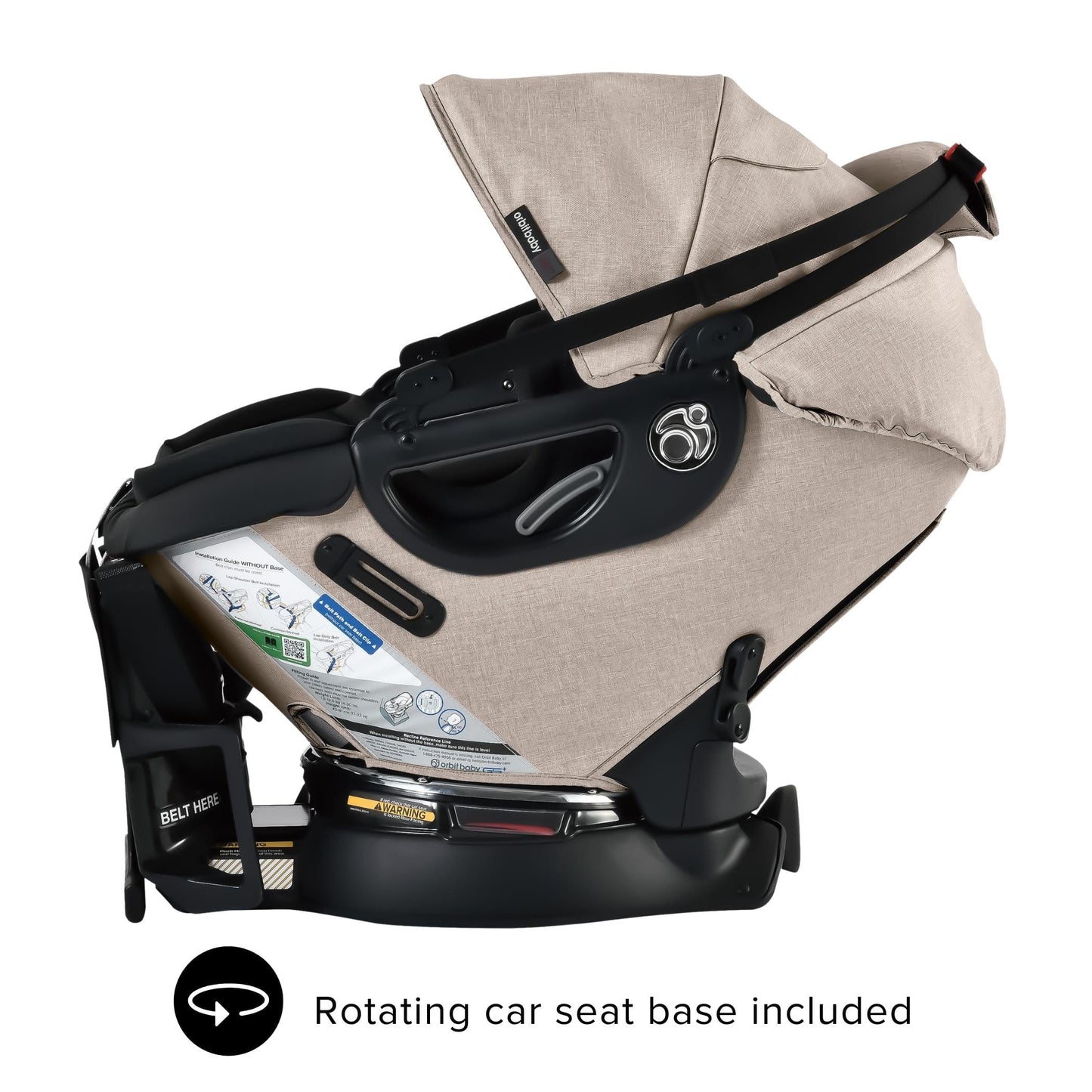 Orbit Baby M+ Stroll, Lounge, & Ride Travel System -