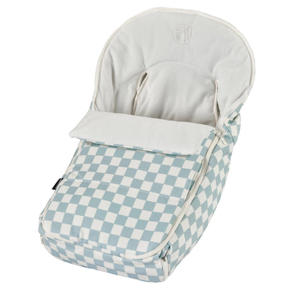 Orbit Baby Stroller Footmuff in Checkered Surf Spray - E705SC