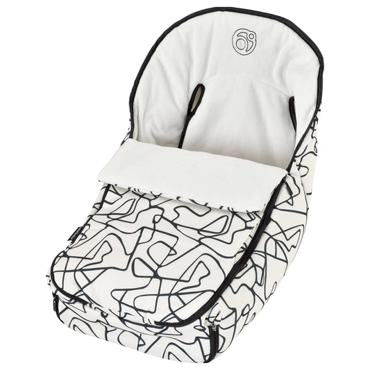 Orbit Baby Stroller Footmuff in Squiggle - E705SG