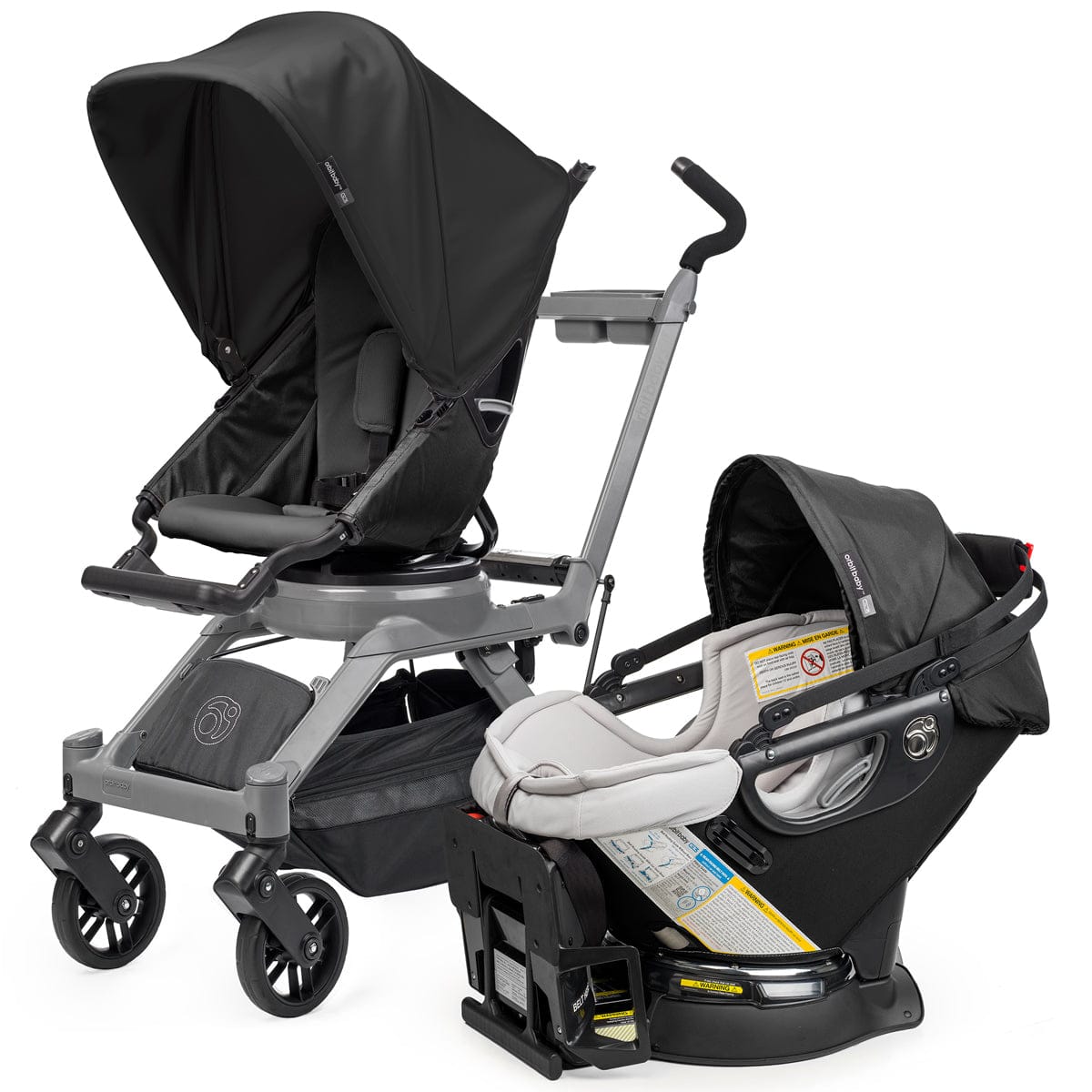 Orbit Baby G3 Travel System - Black / Grey - ORBG3TS-GRBLK