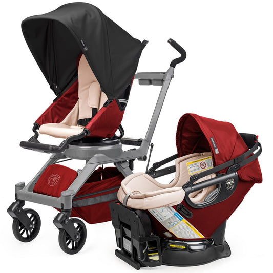 Orbit Baby G3 Travel System - Ruby / Grey - ORBG3TS-GRRBY