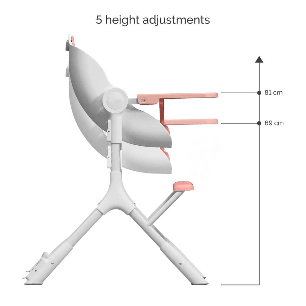 Oribel Cocoon Z High Chair - Cotton Candy Pink - OR212-90001