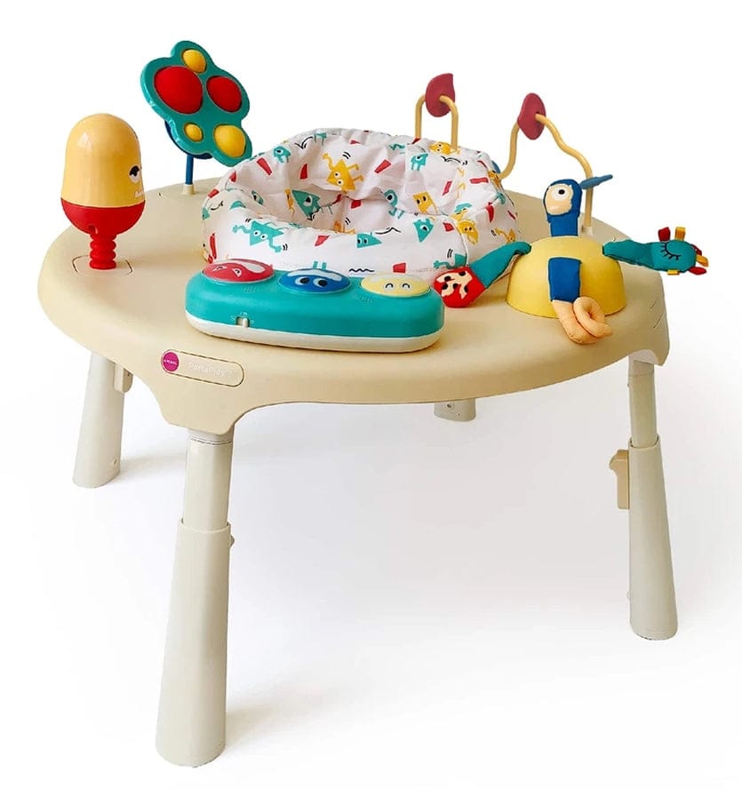 Oribel PortaPlay 4-in-1 Foldable Activity Center - Turn, Bounce, Play, Transform - Monsterland - CY303-90018-INT