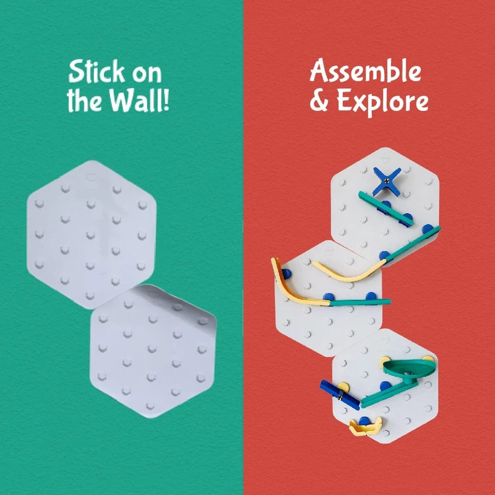 Oribel VertiPlay STEM Marble Run Wall Toy - Crayon - OR858-90002