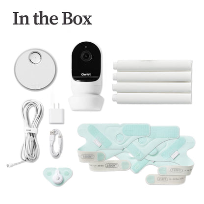 Owlet Cam 2 & Dream Sock Duo Smart Baby Monitoring System - Dusty Rose - PS04N20BBK