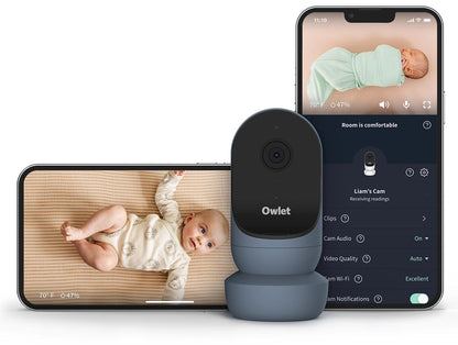 Owlet Cam 2 Smart HD Video Baby Monitor - Bedtime Blue - BC04N67BBJ