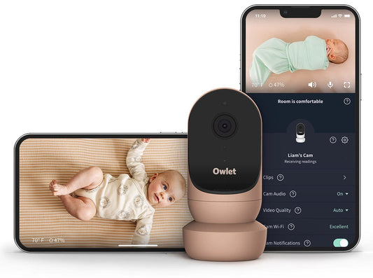 Owlet Cam 2 Smart HD Video Baby Monitor - Dusty Rose - BC04N20BBJ