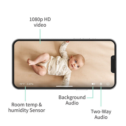 Owlet Cam 2 Smart HD Video Baby Monitor - White - BC06NNBBJ