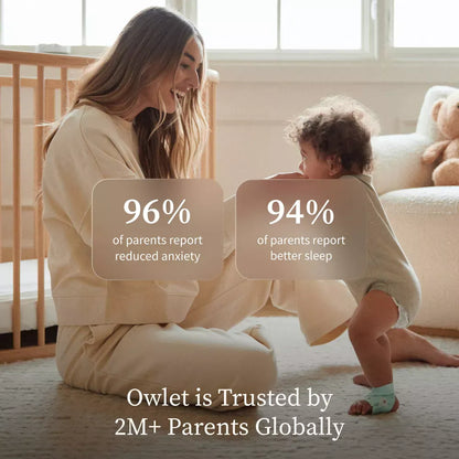 Owlet Dream Duo (Gen 3) Smart Baby Monitoring System - Dusty Rose - PS03NWDUSN