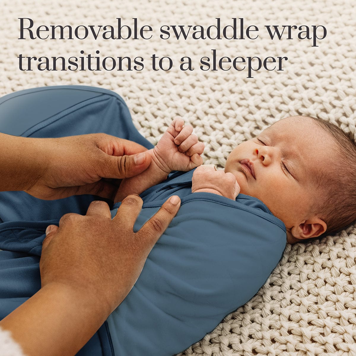 Owlet Dream Sleeper with Swaddle - Bedtime Blue (0-3 months) - DS01067BBJ