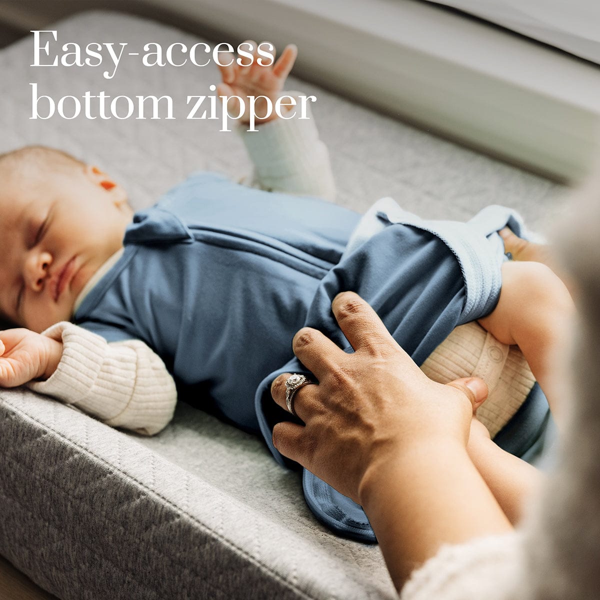 Owlet Dream Sleeper with Swaddle - Bedtime Blue (0-3 months) - DS01067BBJ