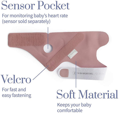 Owlet Fabric Accessory Sock Set for Smart Sock 3 - Dusty Rose - SKS6L20BBYH