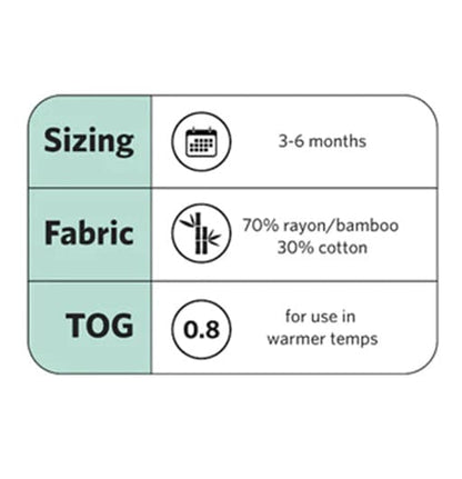 Owlet Sleeper Wearable Blanket - White (3-6 months) - SL011WBBJ