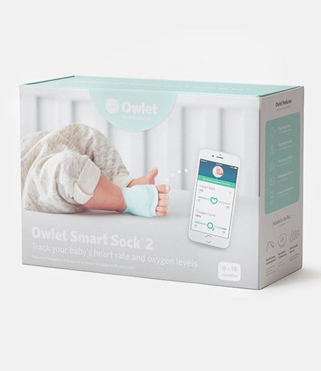 Owlet Smart Sock 2 Infant Heart Rate & Oxygen Monitor - BM03NNBBYC