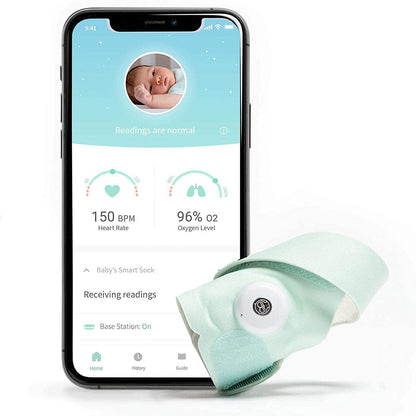 Owlet Smart Sock 3 Baby Monitor with Oxygen & Heart Rate - BM06NNBBYG