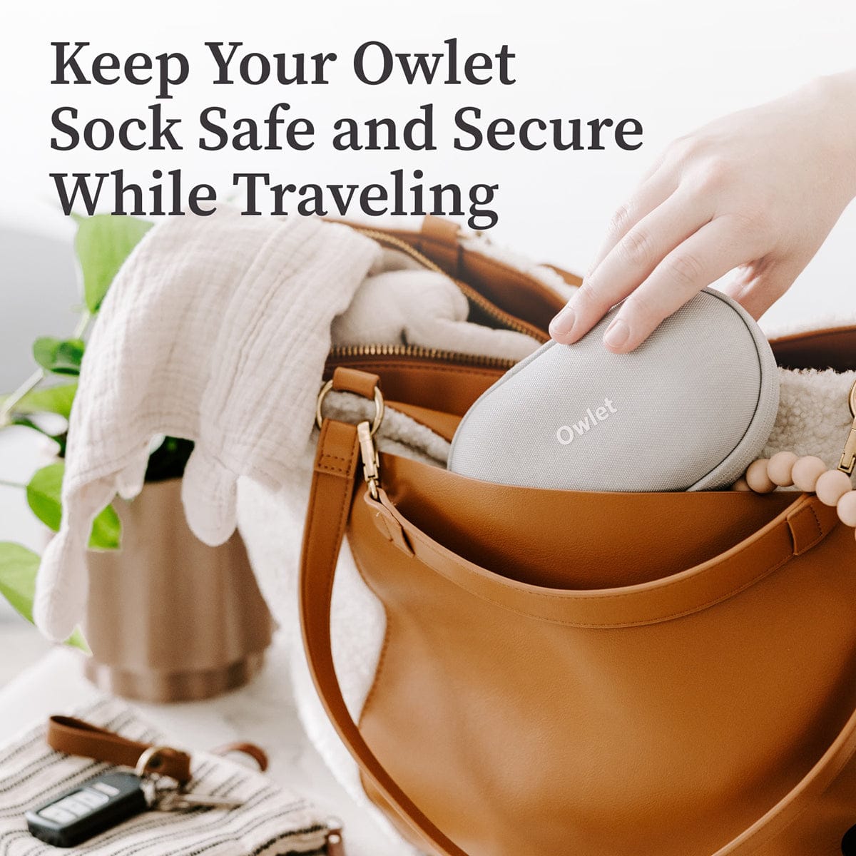 Owlet Sock Travel Case - TC01NNBBK