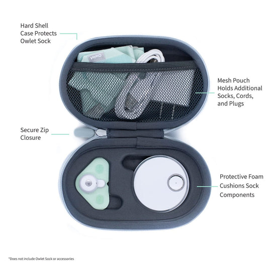 Owlet Sock Travel Case - TC01NNBBK