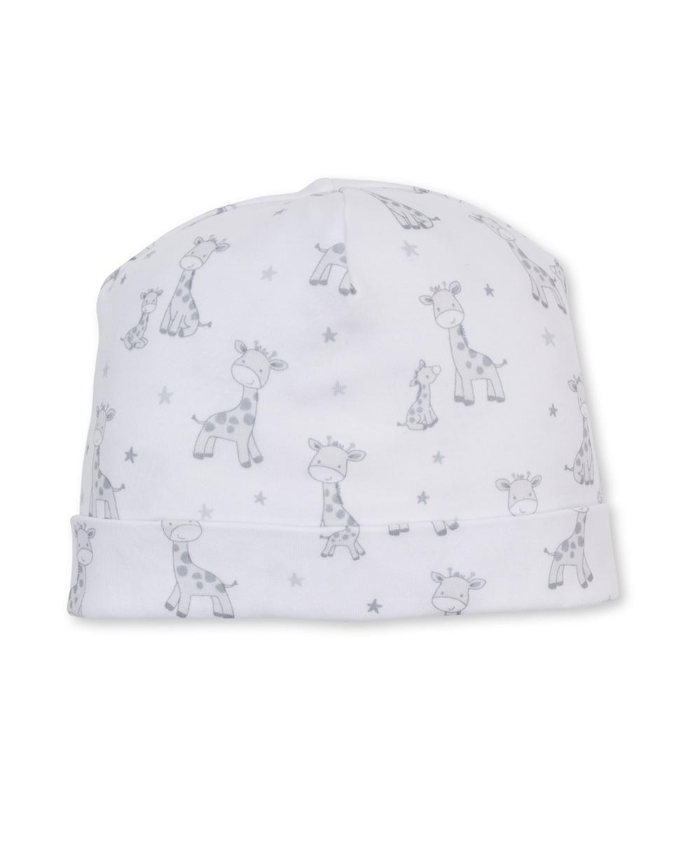 Kissy Kissy Hat Print - Silver, Newborn