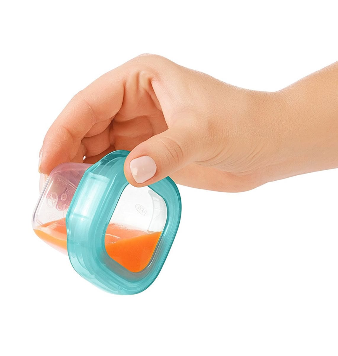 OXO Tot Baby Blocks Freezer Storage Containers, 2 oz - Aqua - 61114400