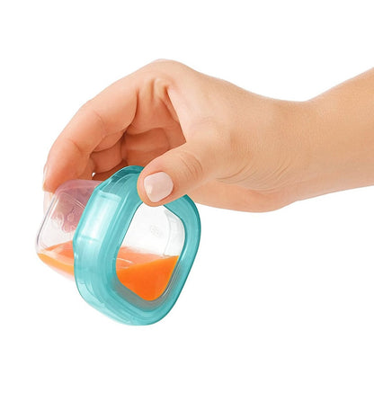 OXO Tot Baby Blocks Freezer Storage Containers, 2 oz - Aqua - 61114400