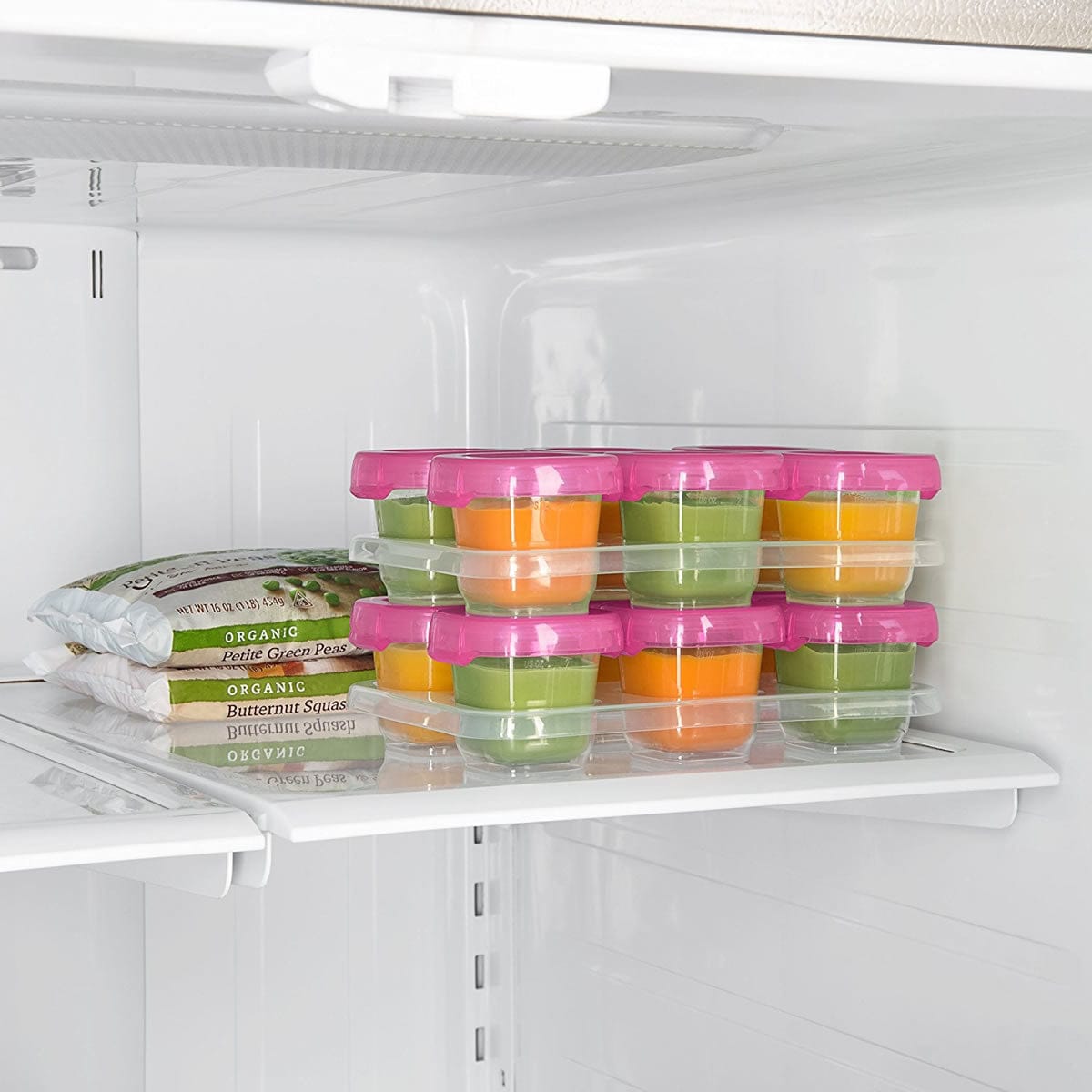 OXO Tot Baby Blocks Freezer Storage Containers, 2 oz - Pink - 61114300