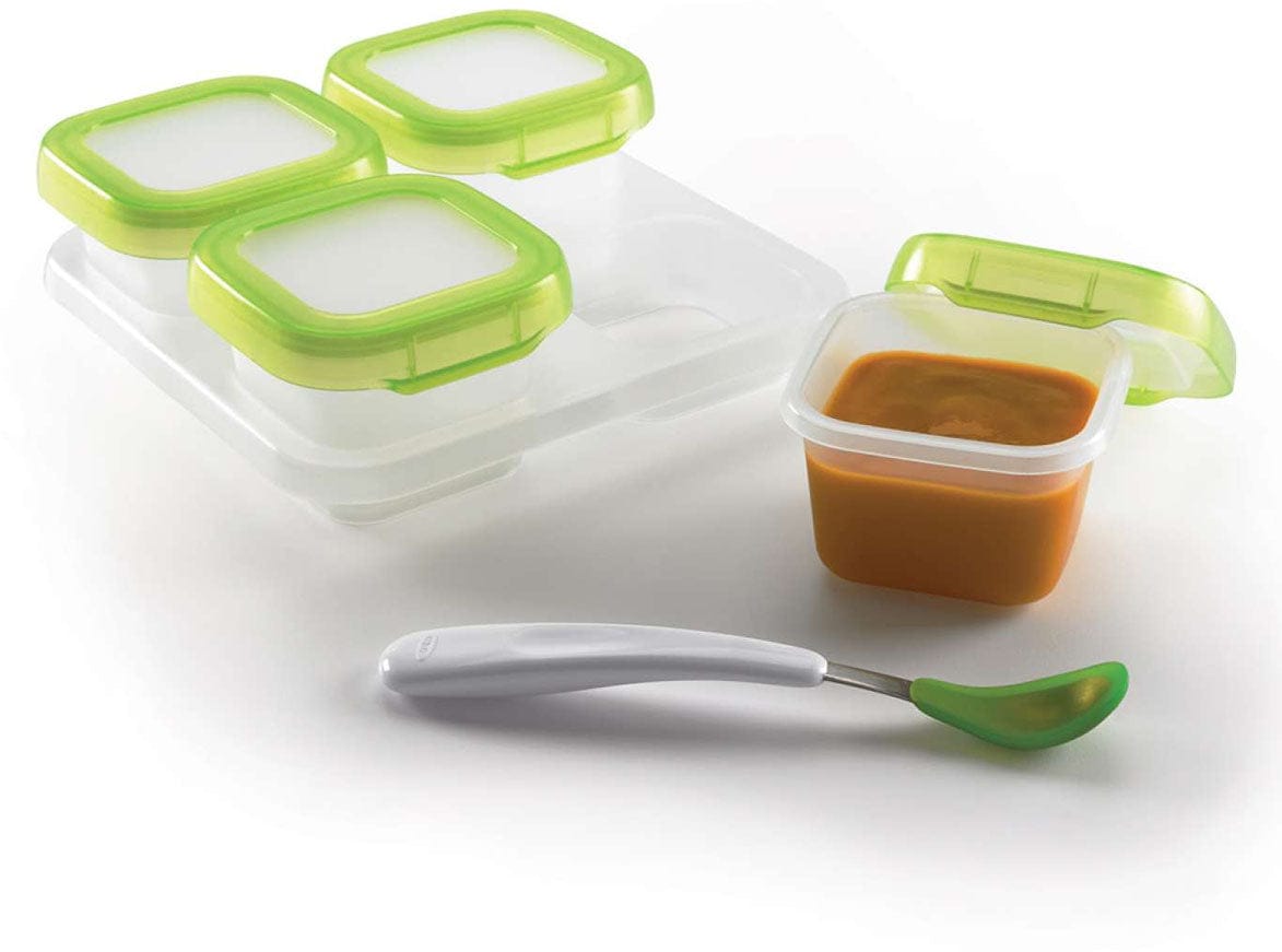 OXO Tot Baby Blocks Freezer Storage Containers 4-Ounce Set
